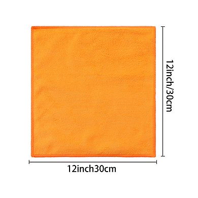 Kitchen Absorbent Microfiber Quick Dry Dish Cloths 10 Packs 12" X 12"