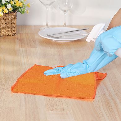 Kitchen Absorbent Microfiber Quick Dry Dish Cloths 10 Packs 12" X 12"