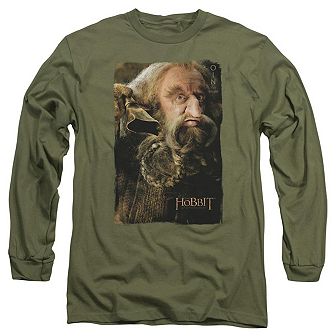 The Hobbit Oin Long Sleeve Adult T-shirt