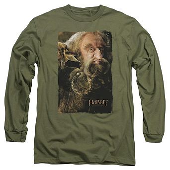 The Hobbit Oin Long Sleeve Adult T-shirt