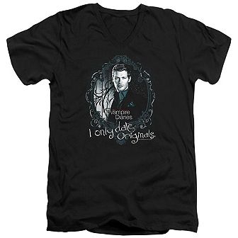 Vampire Diaries Originals Short Sleeve Adult V Neck T-shirt