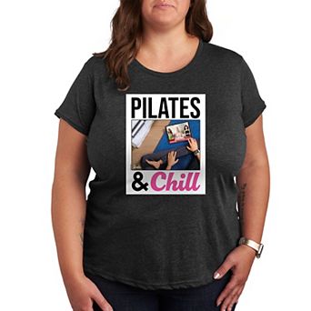 Plus Barbie® Pilates & Chill Graphic Tee