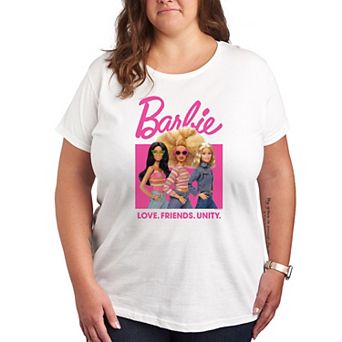 Plus Barbie® Love Friends Unity Graphic Tee