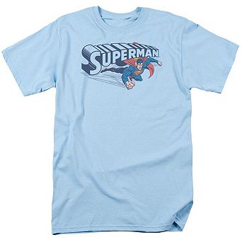 Superman Under Logo Short Sleeve Adult T-shirt