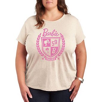 Plus Barbie® Varsity Malibu Seal Graphic Tee
