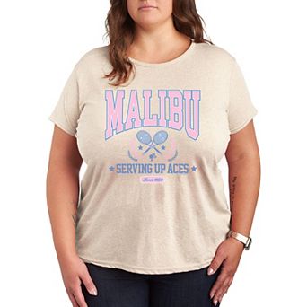 Plus Barbie® Malibu Varsity Graphic Tee