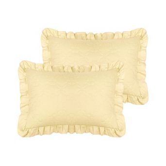 Single Layer Wide Ruffles Envelope Closure Pillowcases 2 pc 20" X 30"