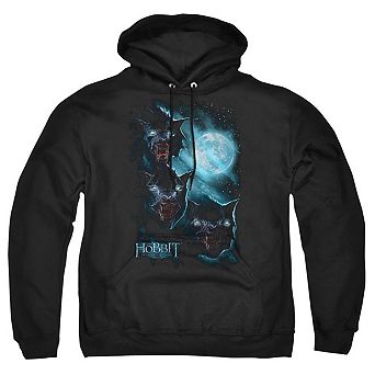 The Hobbit Three Warg Moon Adult Pull Over Hoodie