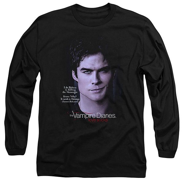 Vampire Diaries Messenger Long Sleeve Adult T-shirt