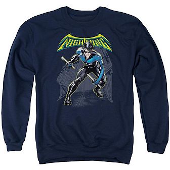 Batman Nightwing Adult Crewneck Sweatshirt