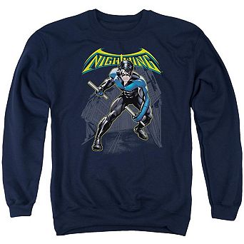 Batman Nightwing Adult Crewneck Sweatshirt