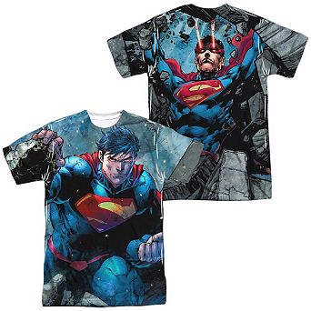 Superman Rumble Short Sleeve Adult Poly Crew T-shirt