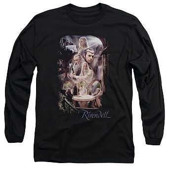 The Hobbit Rivendell Long Sleeve Adult T-shirt