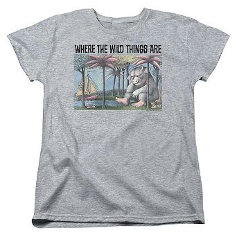 Where The Wild Things Are Cover Art Short Sleeve Women´s T-Shirt