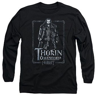 The Hobbit Thorin Stare Long Sleeve Adult T-shirt