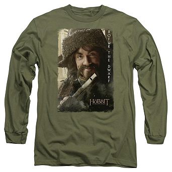 The Hobbit Bofur Long Sleeve Adult T-shirt