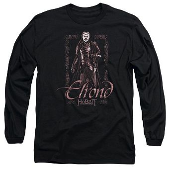 The Hobbit Elrond Stare Long Sleeve Adult T-shirt