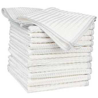 12 pack Soft Reusable Absorbent Lint Free Lightweight Kitchen Towel 11" x 11"