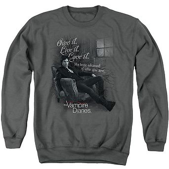 Vampire Diaries Be Yourself Adult Crewneck Sweatshirt