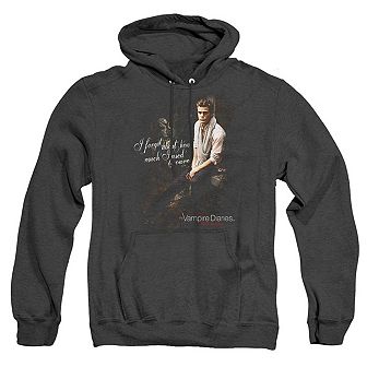 Vampire Diaries I Used To Care Adult Heather Hoodie