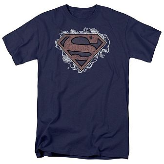 Superman Storm Cloud Short Sleeve Adult T-shirt