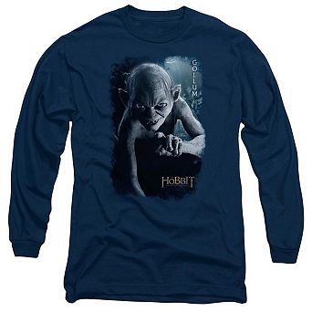 The Hobbit Gollum Poster Long Sleeve Adult T-shirt