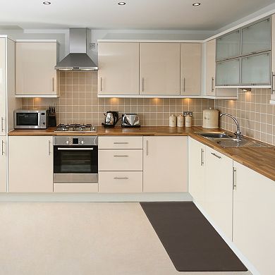 Kitchen Runner Rug Kitchen Floor Mat, Waterproof Comfort Solid Color Kitchen Mat 1 Piece, 18" X 47"