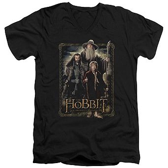 The Hobbit The Three Short Sleeve Adult V Neck T-shirt