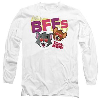 Tom And Jerry Movie Bffs Long Sleeve Adult T-shirt