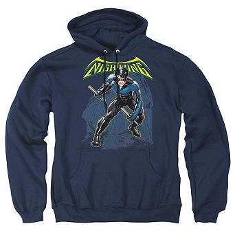 Batman Nightwing Adult Pull Over Hoodie