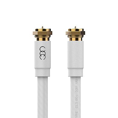 Ucc Rg6 Digital Audio Video Tv Cord Wire In - Wall Rated Coaxial Cable - 30ft