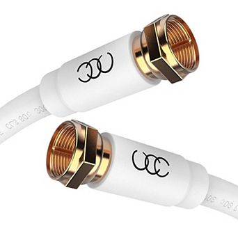 Ucc Rg6 Digital Audio Video Tv Cord Wire In - Wall Rated Coaxial Cable - 30ft