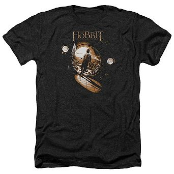 The Hobbit Hobbit Hole Adult Heather T-shirt