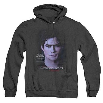 Vampire Diaries Messenger Adult Heather Hoodie
