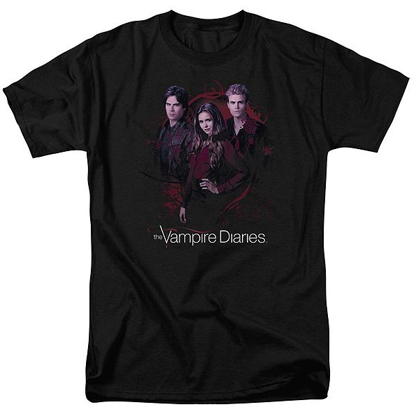 Vampire Diaries Company Of Three Short Sleeve Adult T-shirt