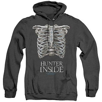 Supernatural Hunter Inside Adult Heather Hoodie