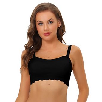 Women's Wirefree Smooth Solid Non-slip Strapless Bandeau Bra