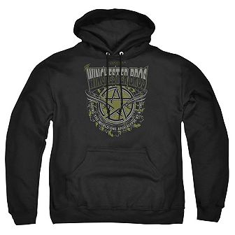 Supernatural Winchester Bros Adult Pull Over Hoodie