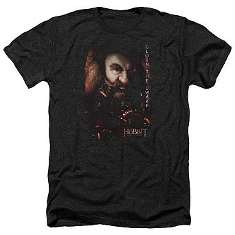The Hobbit Gloin Poster Adult Heather T-shirt