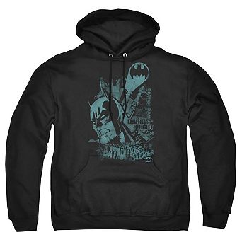 Batman Gritted T-shirtth Adult Pull Over Hoodie
