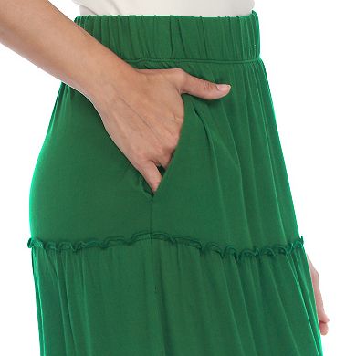 Women's Tiered Maxi Skirt