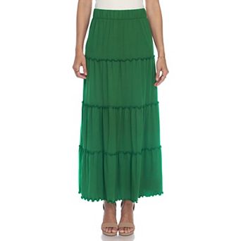 Women's Tiered Maxi Skirt