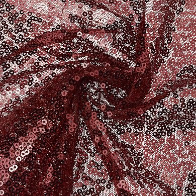 Wedding Decorative Sparkly Sequin Glitz Glitter Table Runner 1 Pack 12" X 108"