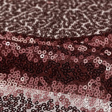 Wedding Decorative Sparkly Sequin Glitz Glitter Table Runner 1 Pack 12" X 108"