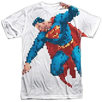 Superman Superbit Short Sleeve Adult Poly Crew T-shirt