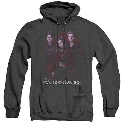 Vampire Diaries Company Of Three Adult Heather Hoodie