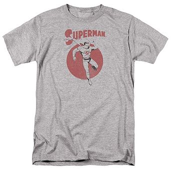 Superman Vintage Sphere Short Sleeve Adult T-shirt