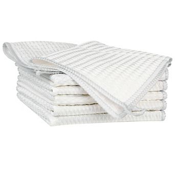 6 pack Soft Reusable Absorbent Lint Free Lightweight Kitchen Towel 11" x 11"