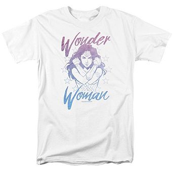 Wonder Woman Movie Retro Stance Short Sleeve Adult T-shirt