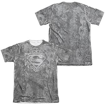 Superman Unchain The King Adult 65/35 Poly/cotton Short Sleeve T-shirt